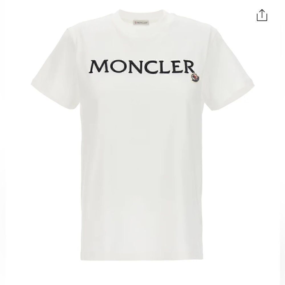 🌟NEW🌟Moncler🌟Logo Embroidered Crewneck T-shirt